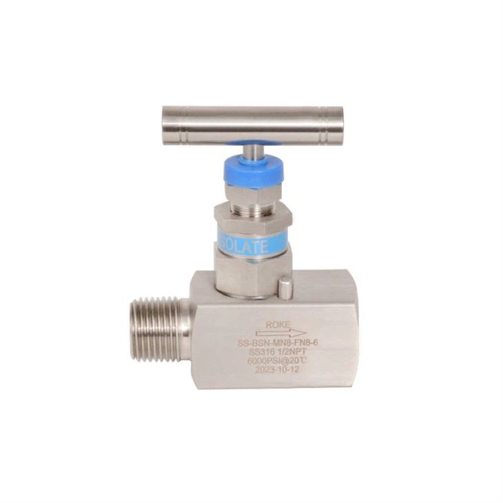 male female needle valve